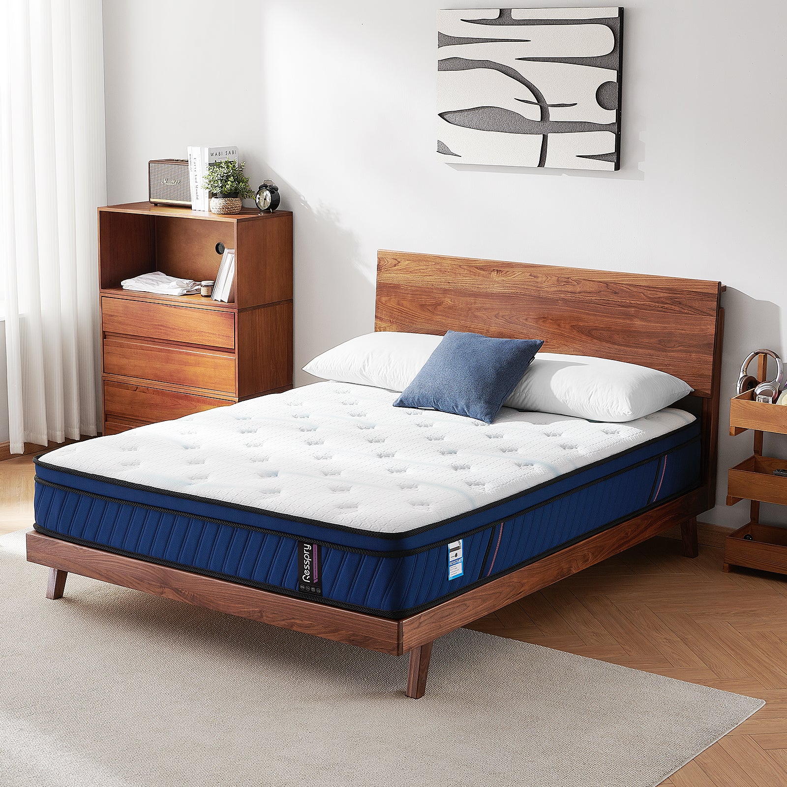 Resspry Mattresses,Individually Pocket Spring With Breathable Memory Foam