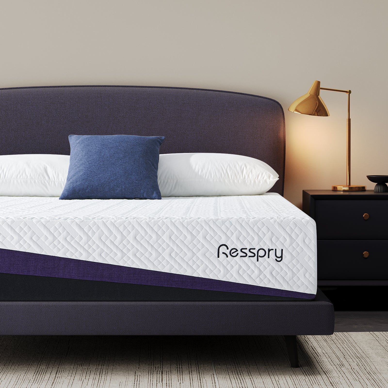 Resspry 22CM Gel Memory Foam Mattress with Breathable Cover |  Breezelle Collection