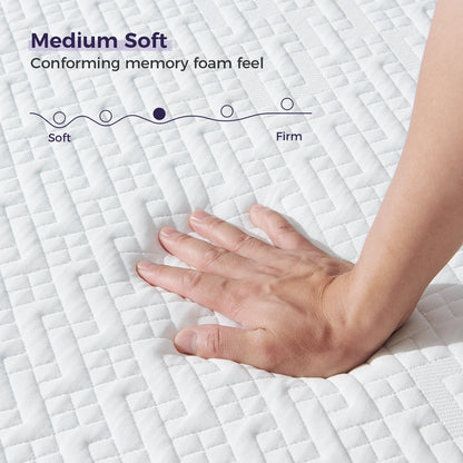 Resspry 22CM Gel Memory Foam Mattress with Breathable Cover |  Breezelle Collection
