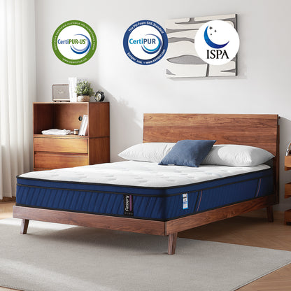 Resspry Mattresses,Individually Pocket Spring With Breathable Memory Foam